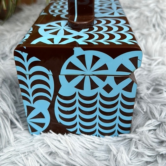 Art and fashion collide. Kim Dalzell purse. Lucite. Signed by artist. … - Picture 3 of 12